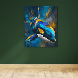 Orca Blue Silver — Orca Blue Silver Green Wall 129