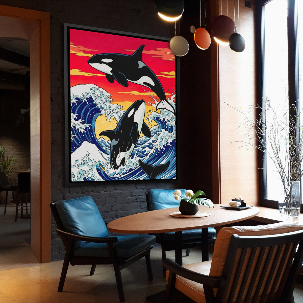 Orca Hokusai Wave — Orca Hokusai Wave Far Away Dining Room 81