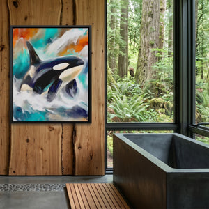 Orca Hunting Dance — Orca Hunting Dance Outdoor Bathroom Log Port 282