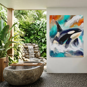 Orca Hunting Dance — Orca Hunting Dance Outdoor Bathroom Port 307