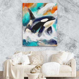 Orca Hunting Dance — Orca Hunting Dance Lux Couch Marble Walls 182