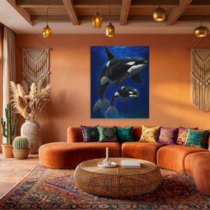 Orca Mother Calf — Orca Mother Calf Boho Living Port 33