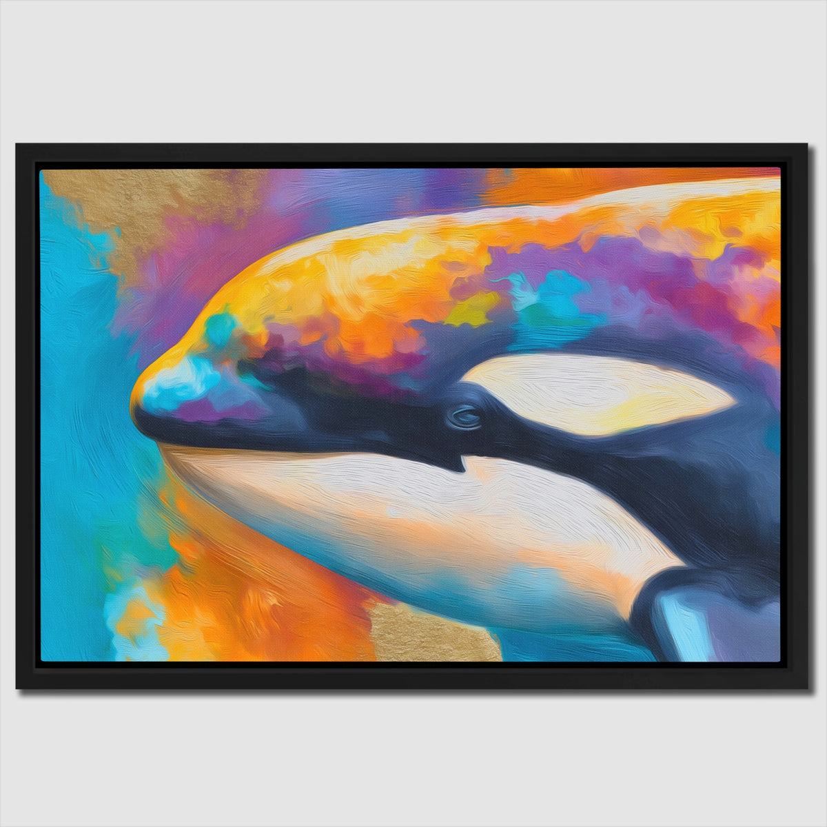 Orca Prismatic Portrait — Orca Prismatic Portrait Close Up Landscape 60