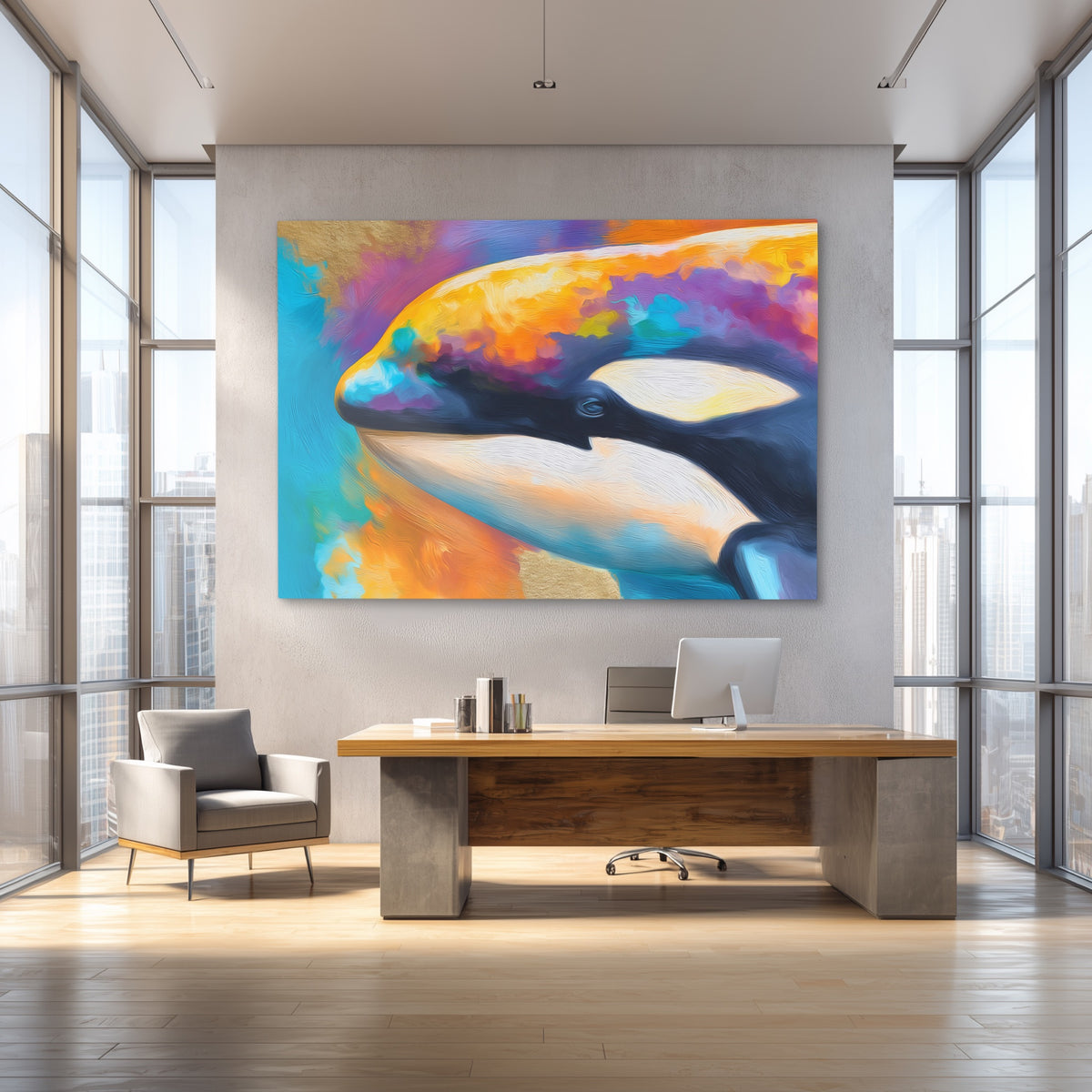 Orca Prismatic Portrait — Orca Prismatic Portrait Baller Office 22