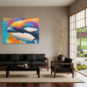 Orca Prismatic Portrait — Orca Prismatic Portrait Japanese Garden Land 117