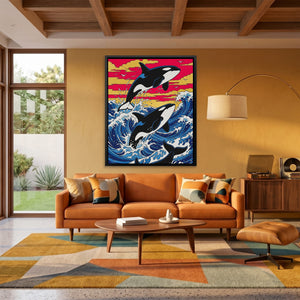 Orca Sunset Dance — Orca Sunset Dance Orange Room Port 259