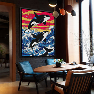 Orca Sunset Dance — Orca Sunset Dance Far Away Dining Room 84