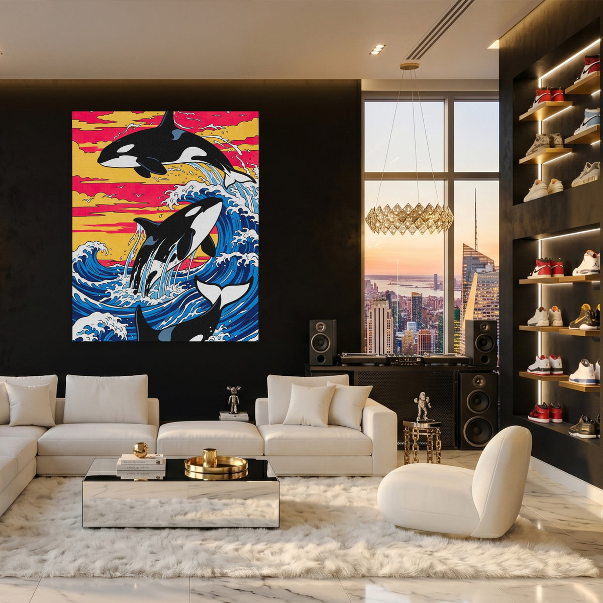 Orca Sunset Waves — Orca Sunset Waves Hype Beast Port 160