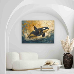 Orca Tide Dancer - Luxury Wall Art