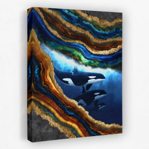 Orcas Golden Wave — Orcas Golden Wave Portrait   Side View   Mirror 361
