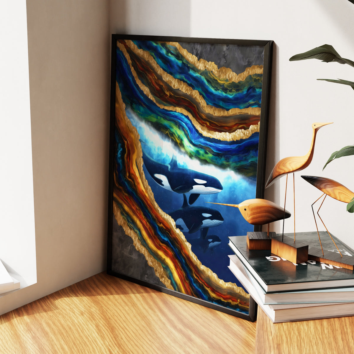 Orcas Golden Wave — Orcas Golden Wave New   Living Room Wall Apartment Zoom 236