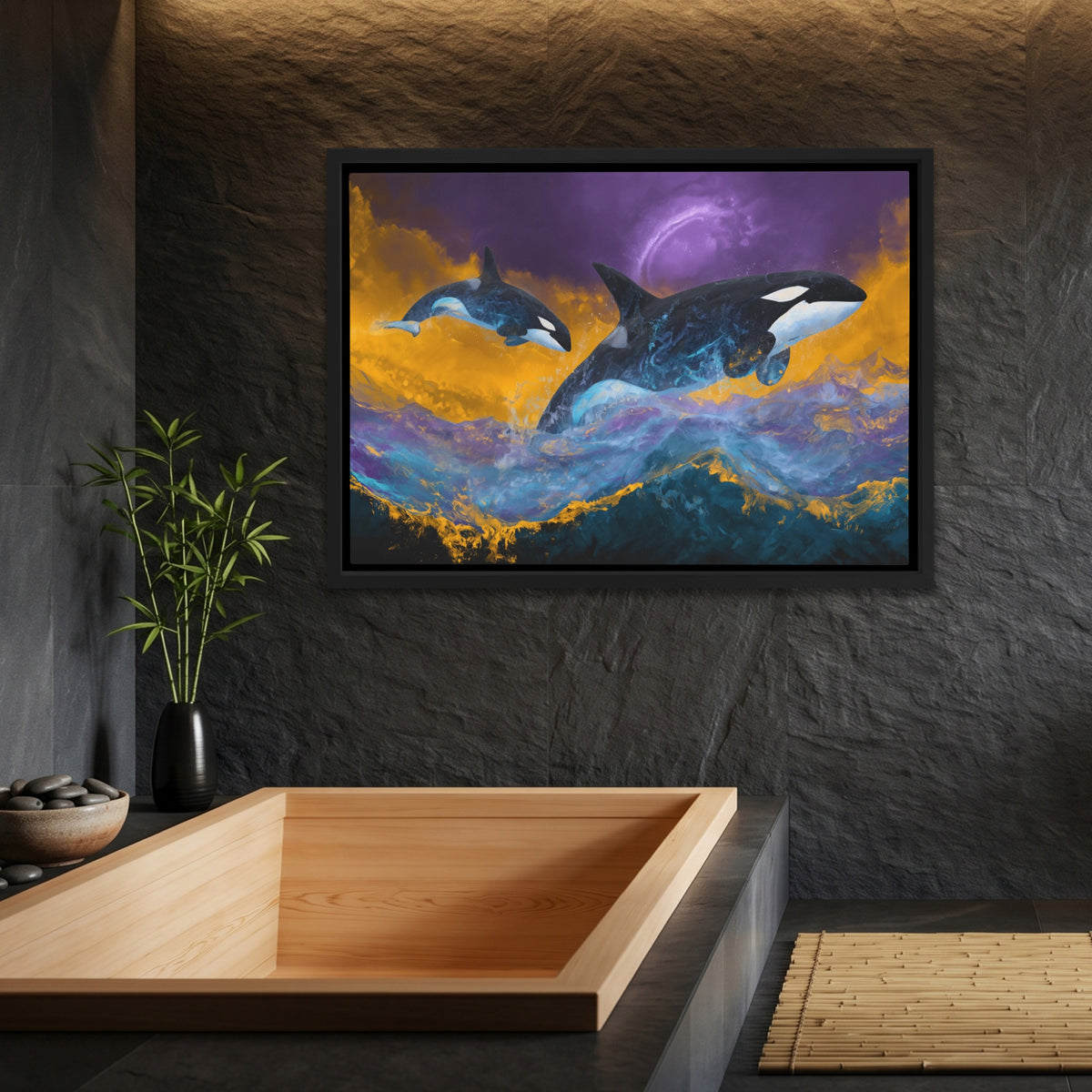 Orcas Midnight Sky — Orcas Midnight Sky Bamboo Bathroom Land 43