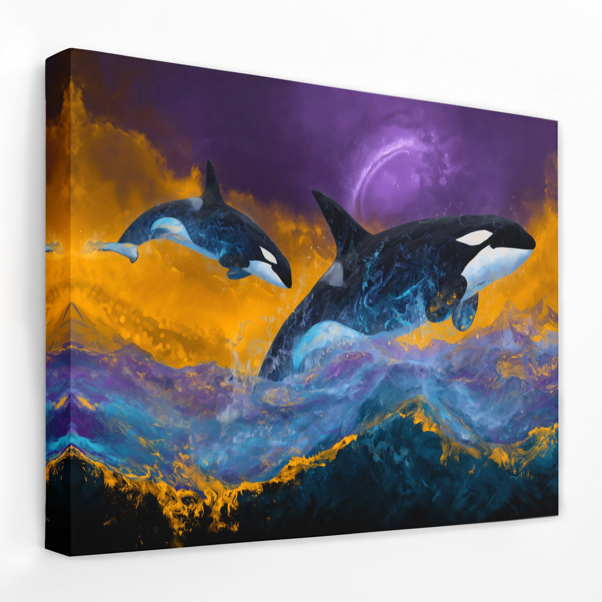 Orcas Midnight Sky — Orcas Midnight Sky Landscape   Side View   Mirror Wrap 157