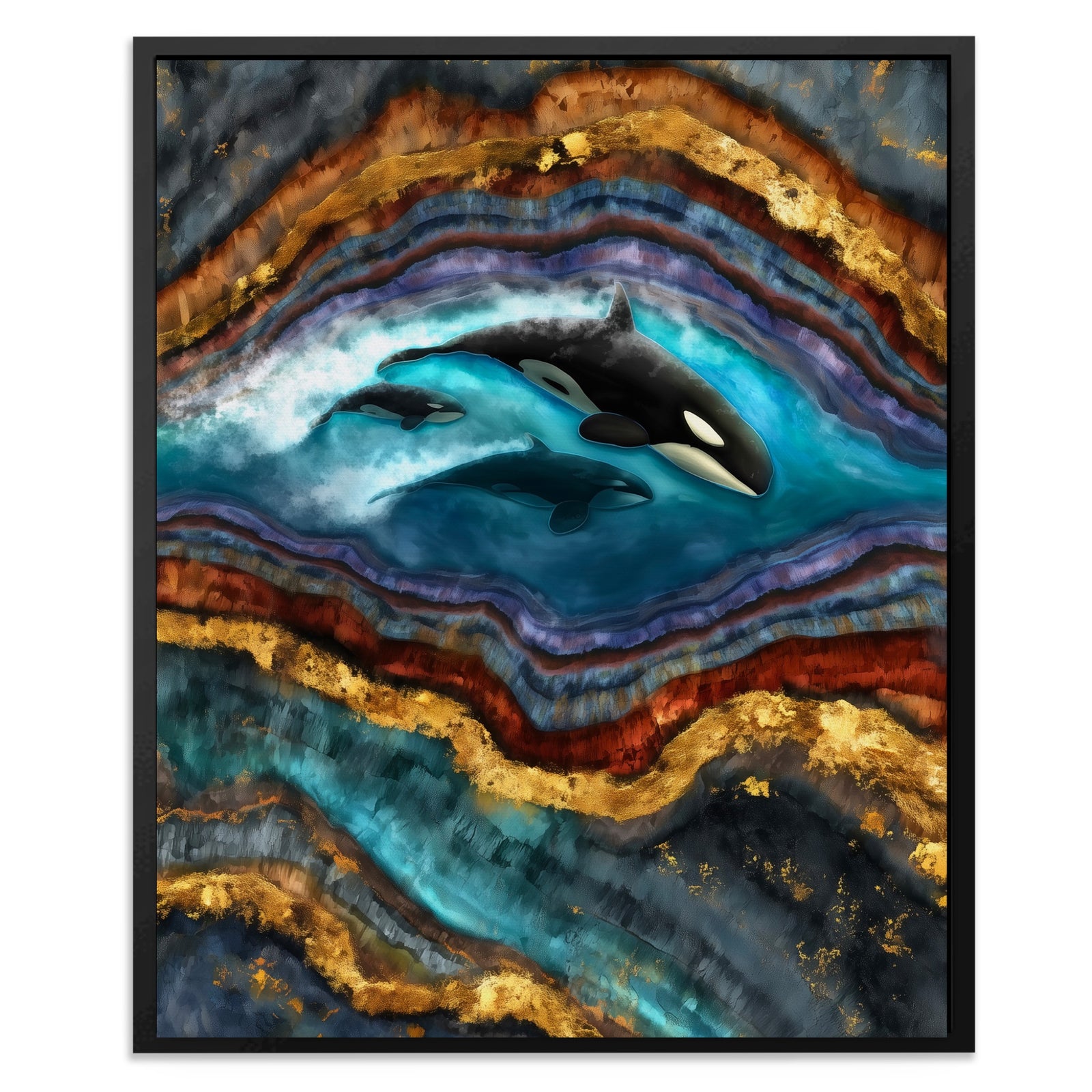 Orcas Stratified Hunt — Orcas Stratified Hunt Front Facing Portrait2 112