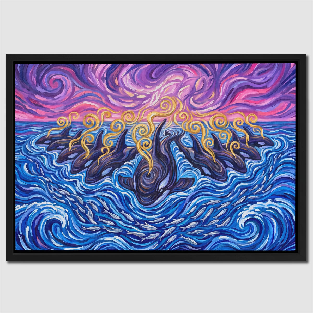 Orcas Sunset Hunt — Orcas Sunset Hunt Close Up Landscape 81