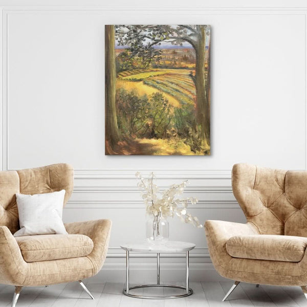 Oregon Vineyard in a room