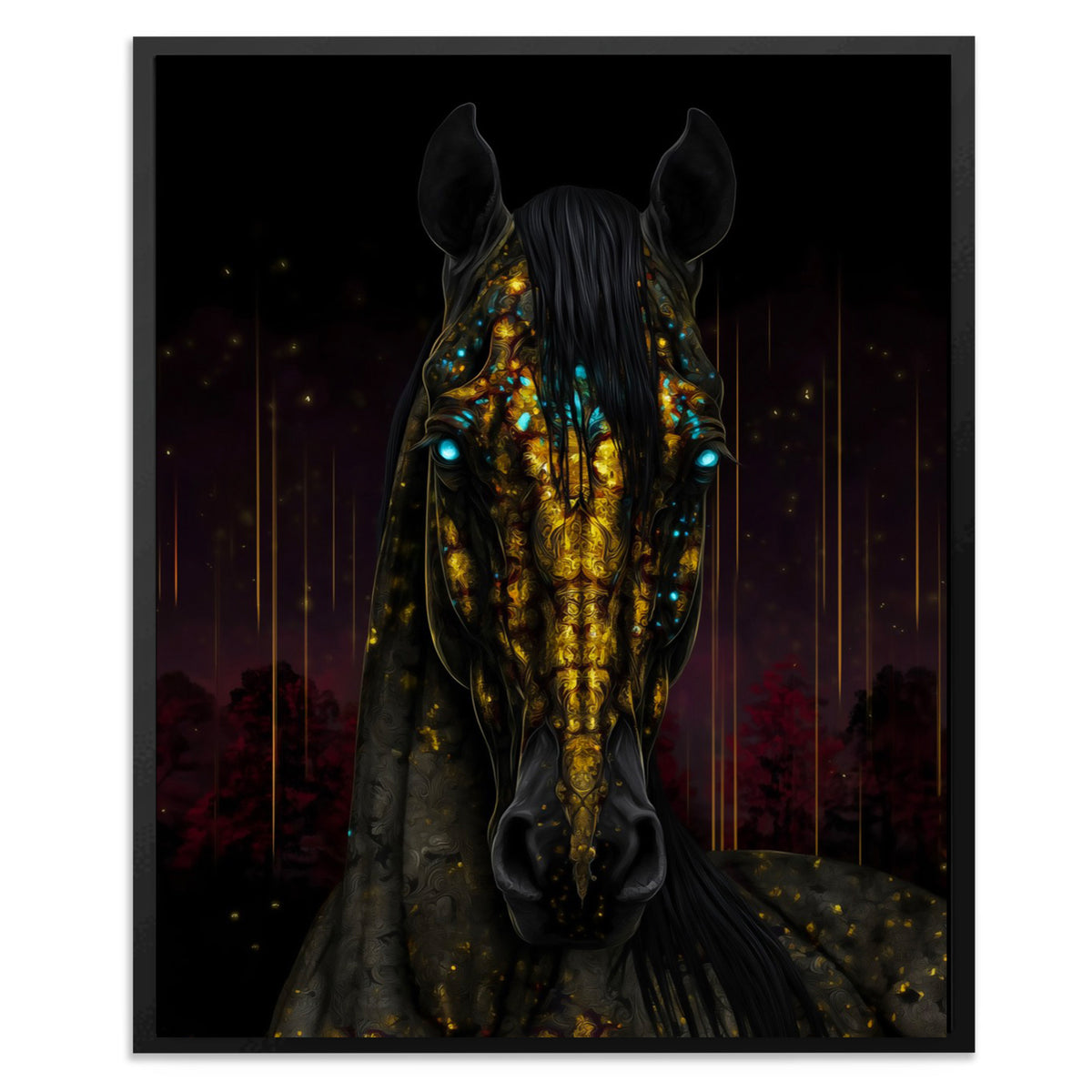 Ornate Equine Oracle - Luxury Wall Art