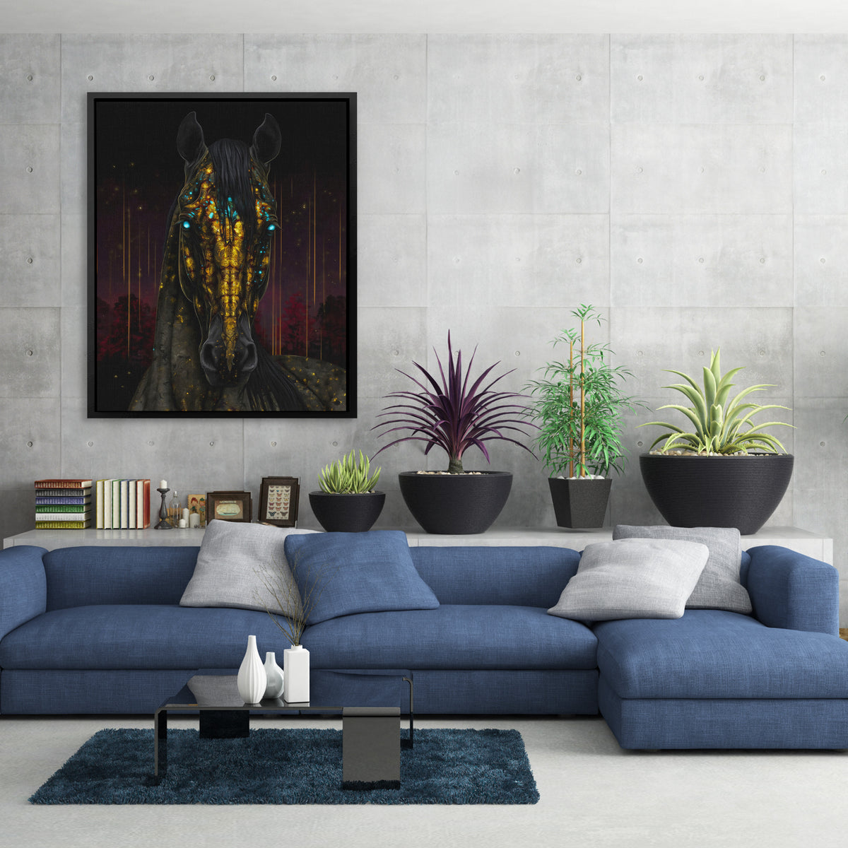 Ornate Equine Oracle - Luxury Wall Art
