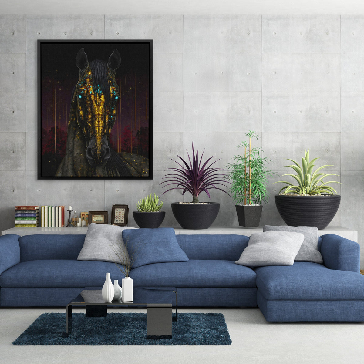 Ornate Equine Oracle - Luxury Wall Art