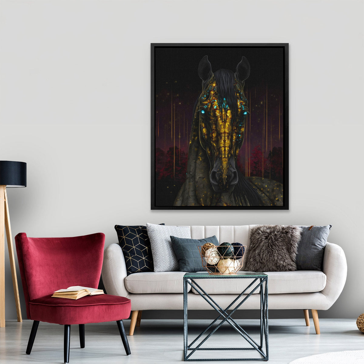 Ornate Equine Oracle - Luxury Wall Art