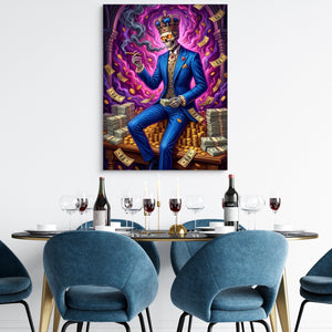 Otter Balancing Waterfall — otter balancing waterfall sq dining room tables 1port flush print
