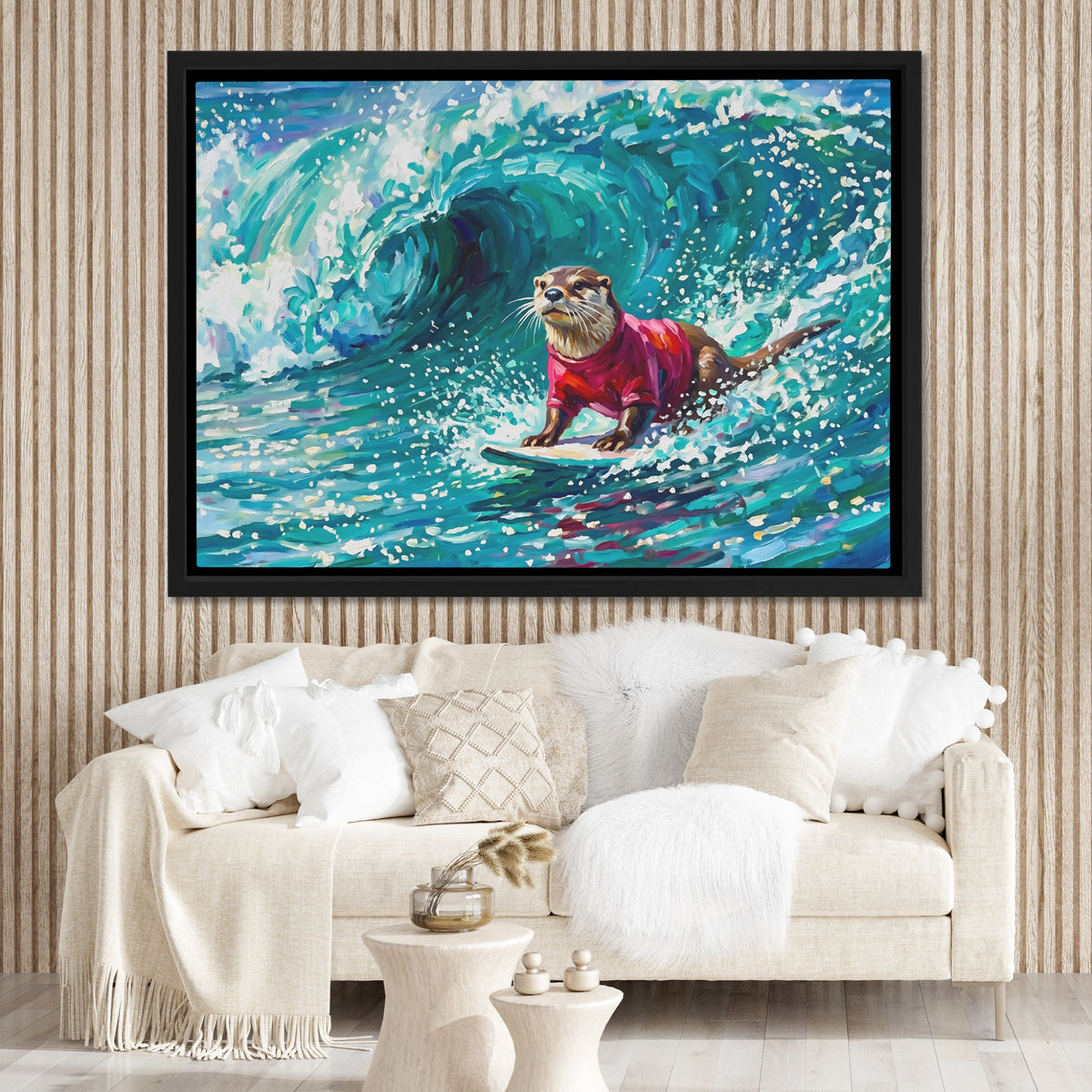 Otter Surfing Waves — Otter Surfing Waves Lux Plain Room 163