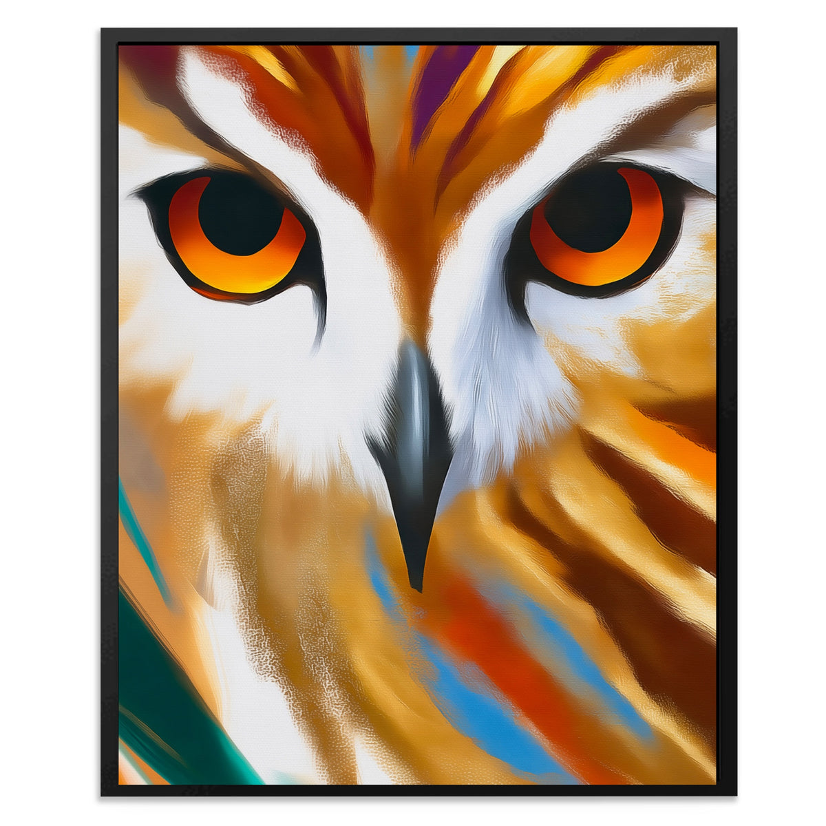 Owl Geometric Symmetrical — Owl Geometric Symmetrical Front Facing Portrait2 114