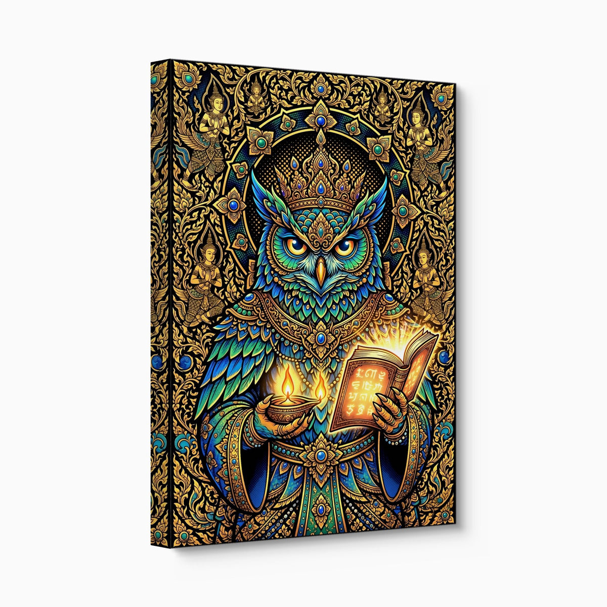 Owl Scholar - Luxury Wall Art