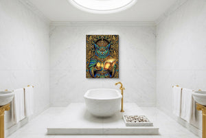 Owl Scholar - Luxury Wall Art