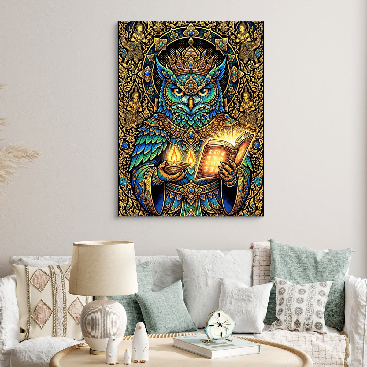 Owl Scholar - Luxury Wall Art