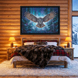 Owl Starry Night — Owl Starry Night Cozy Cabin Land 116