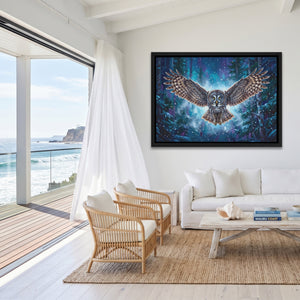 Owl Starry Night — Owl Starry Night Malibu Beach Land 180