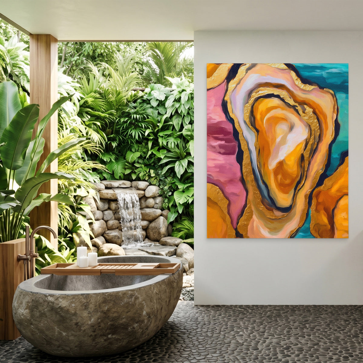 Oyster Dreamscape Gold — Oyster Dreamscape Gold Outdoor Bathroom Port 315