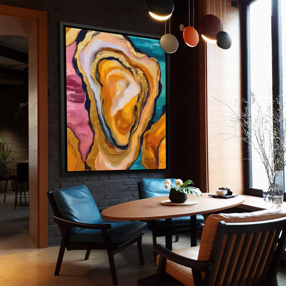 Oyster Dreamscape Gold — Oyster Dreamscape Gold Far Away Dining Room 90