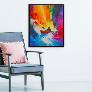 Paddle Through Chaos - Luxury Wall Art