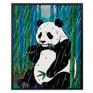 Panda Bamboo Rain — Panda Bamboo Rain Front Facing Portrait2 17