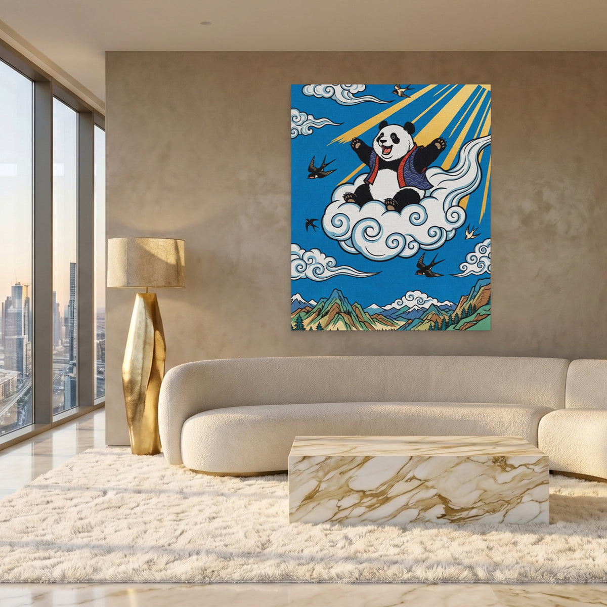Panda Celestial Flight — Panda Celestial Flight White Gold Lux Port 211
