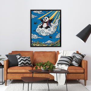 Panda Celestial Flight — Panda Celestial Flight Orange Couch 127