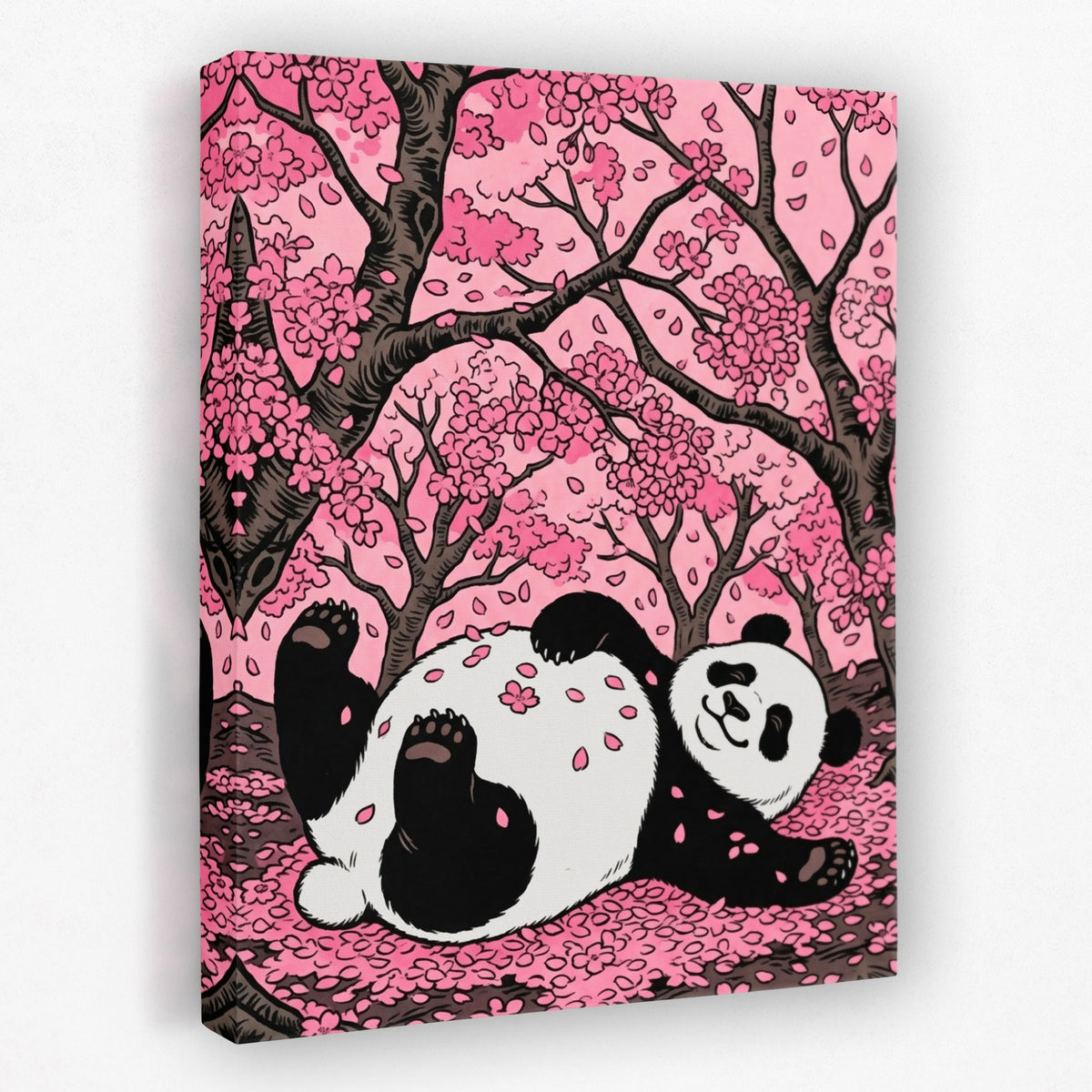 Panda Cherry Bloom — Panda Cherry Bloom Portrait   Side View   Mirror 170