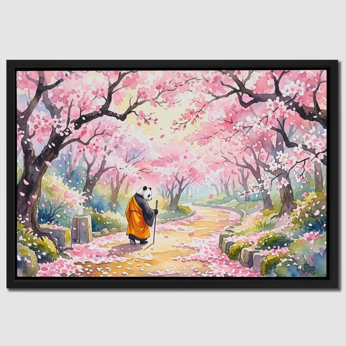 Panda Cherry Blossom — Panda Cherry Blossom Close Up Landscape 102