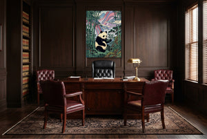 Panda Feast - Luxury Wall Art