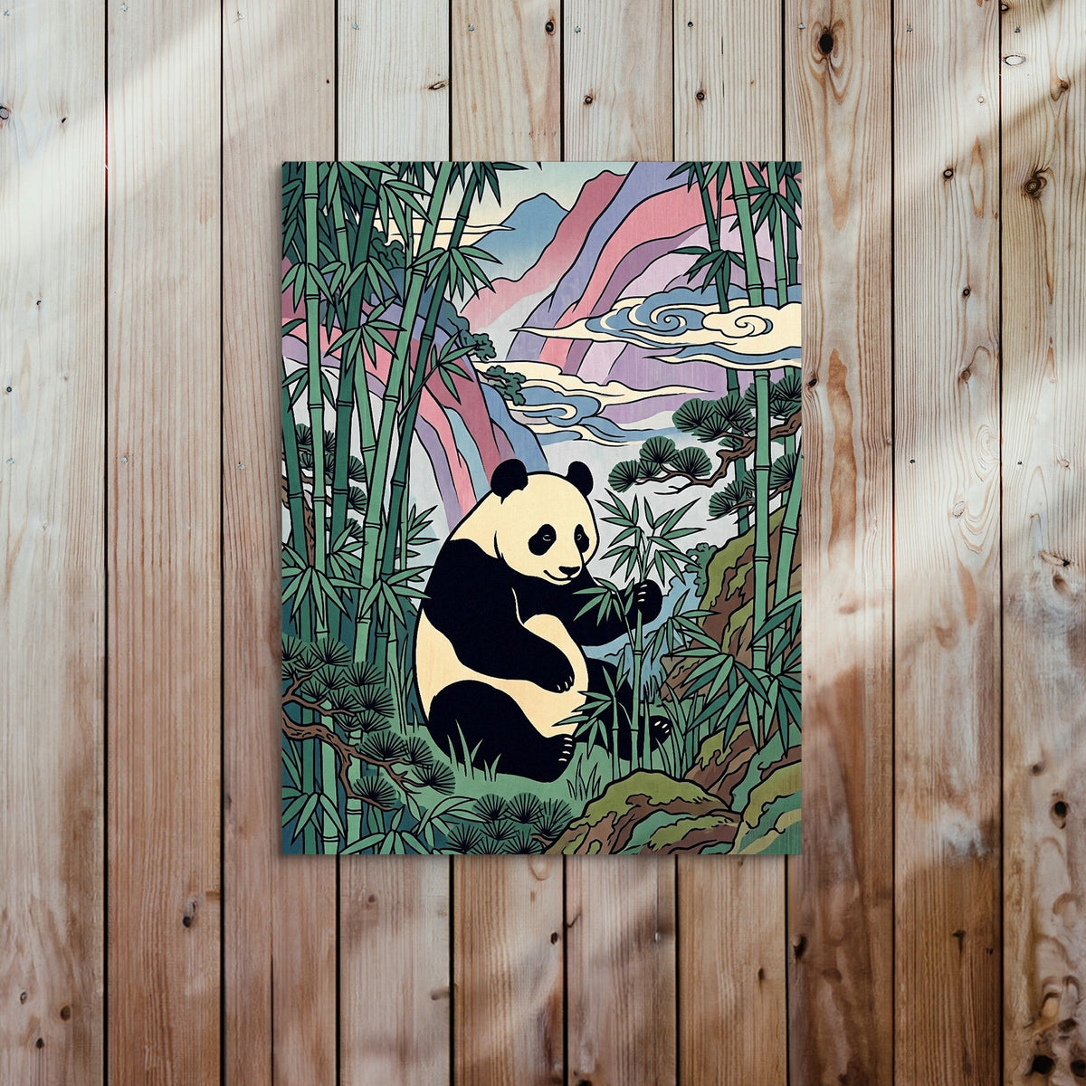 Panda Feast - Luxury Wall Art