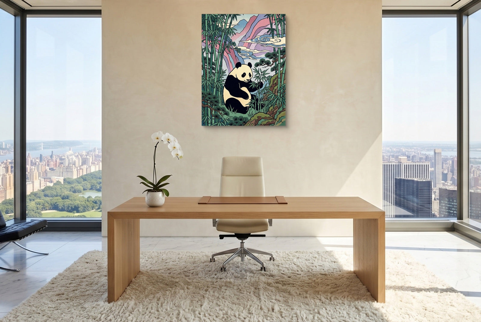 Panda Feast - Luxury Wall Art