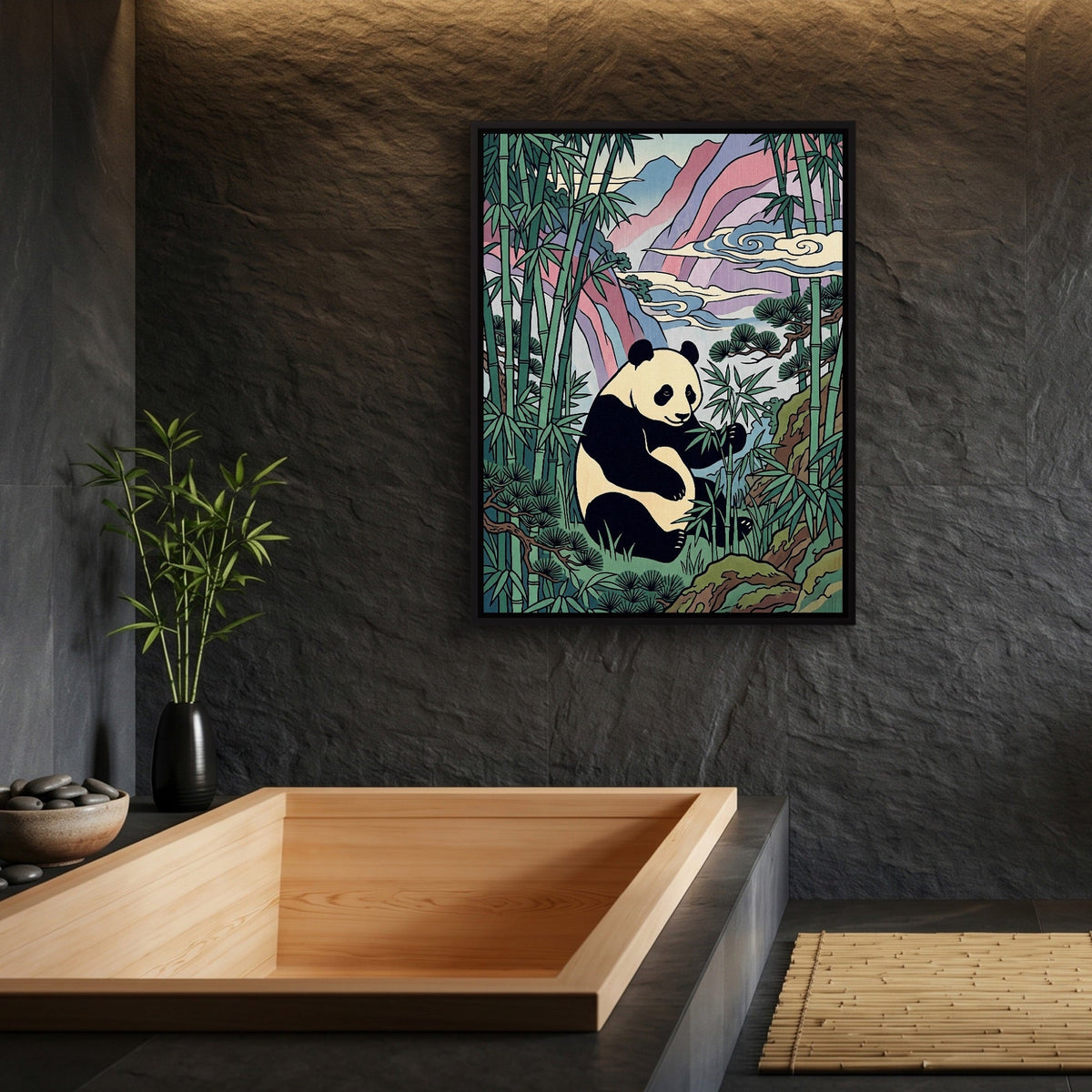 Panda Feast - Luxury Wall Art
