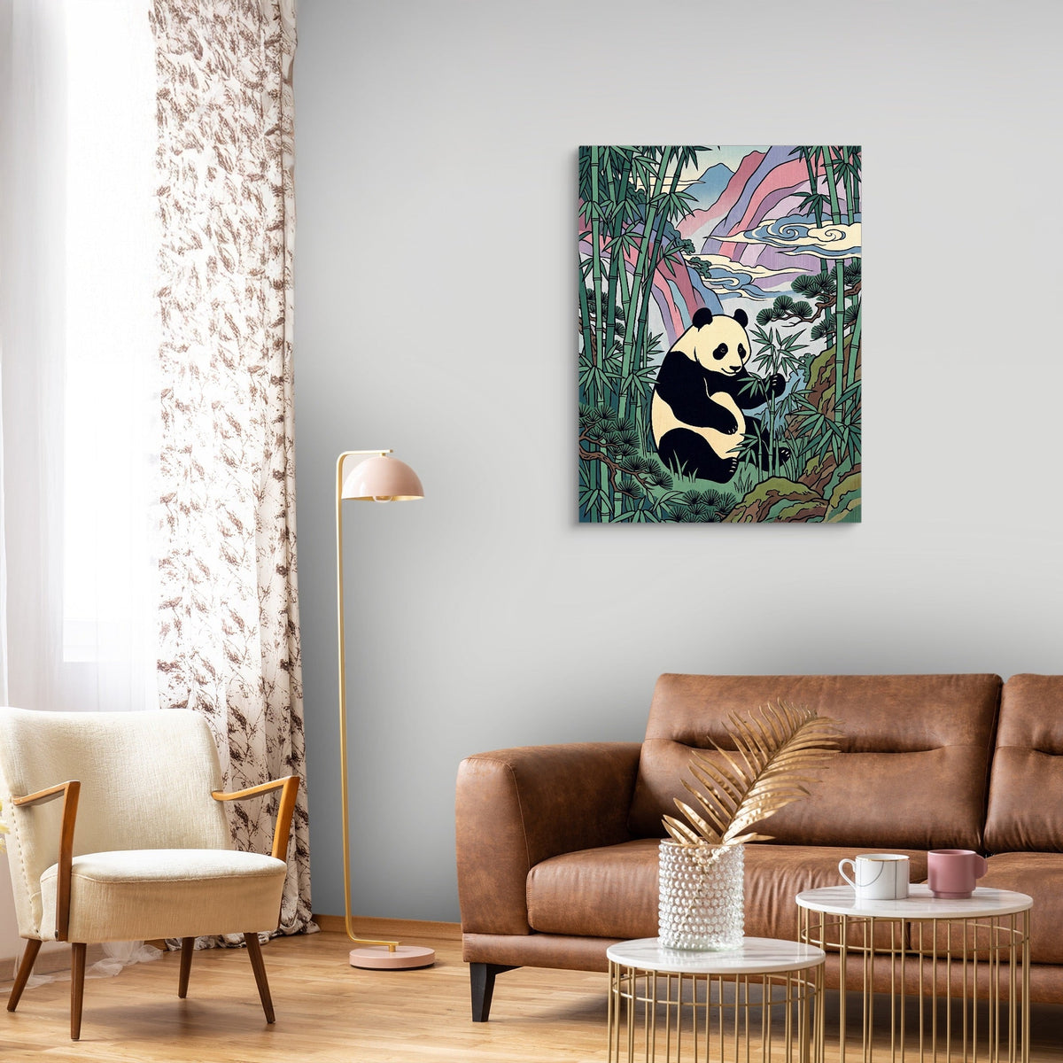 Panda Feast - Luxury Wall Art