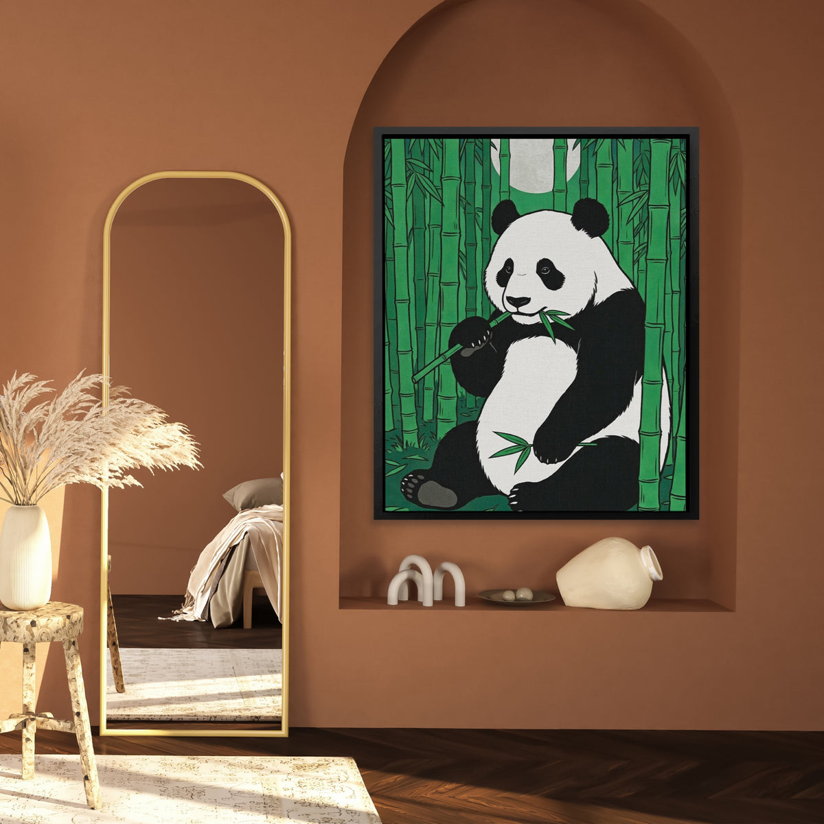 Panda Green Bamboo — Panda Green Bamboo Mexico House Wall 218