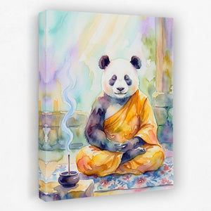 Panda Medidative Thought — Panda Medidative Thought Portrait   Side View   Mirror 369