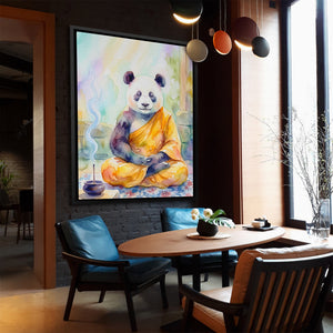 Panda Medidative Thought — Panda Medidative Thought Far Away Dining Room 94