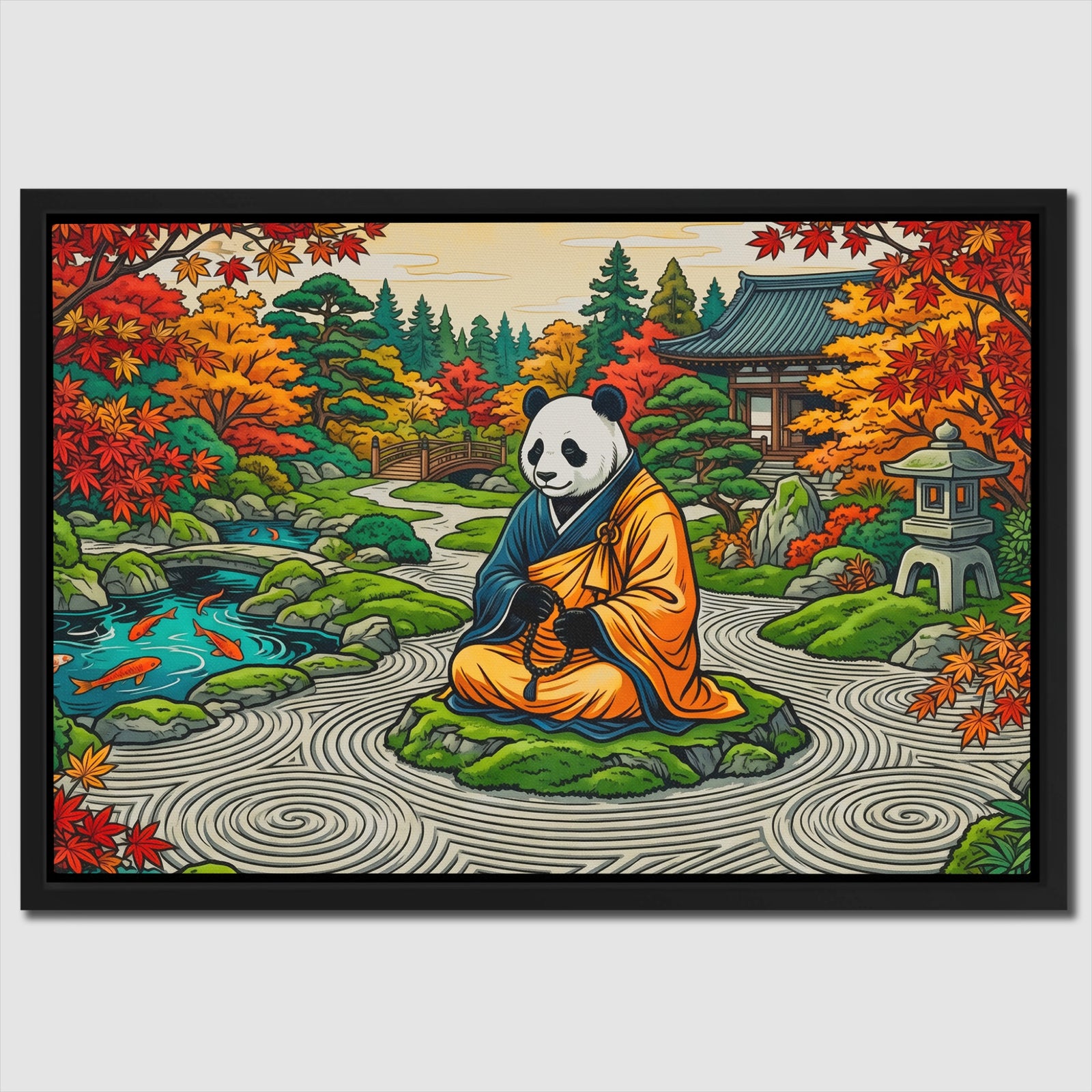 Panda Meditation Garden — Panda Meditation Garden Close Up Landscape 103