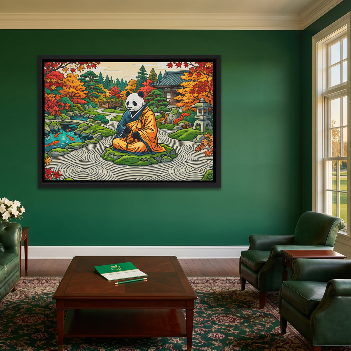 Panda Meditation Garden — Panda Meditation Garden Augusta Golf Land 15